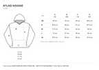 Atlas Hoodie Size Chart